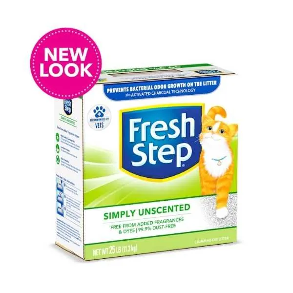 Fresh Step Simply Unscented Clumping Clay Cat Litter