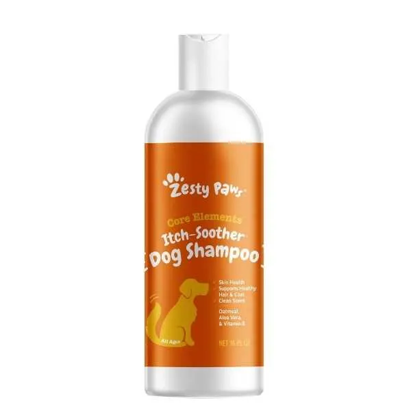 Zesty Paws Oatmeal Anti-Itch Dog Shampoo with Aloe Vera & Vitamin E
