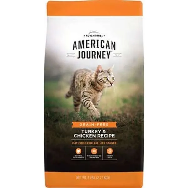 Grain-Free Dry Food for Cats with Turkey & Chicken by American Journey