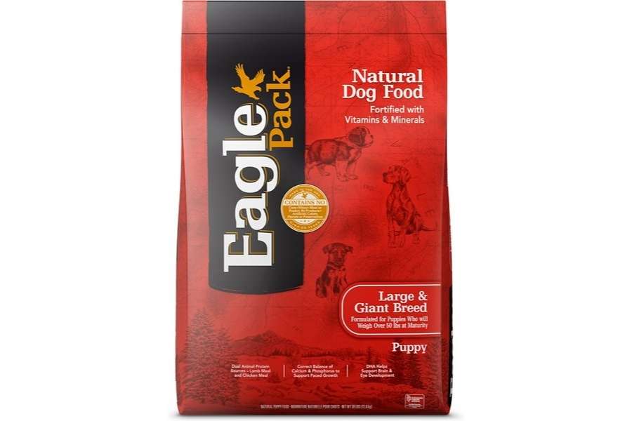 Dry Puppy Food for Large Breed with Lamb, Chicken, and Fish by Eagle Pack