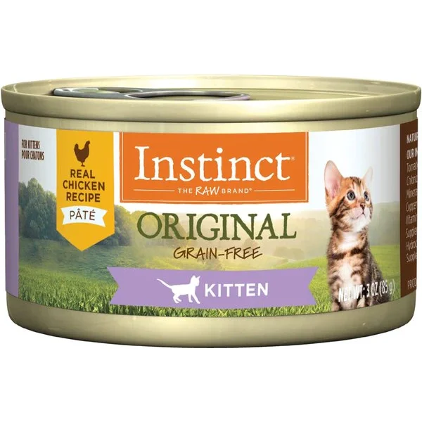 instinct kitten grain free pate real chicken recipe natural wet canned cat food