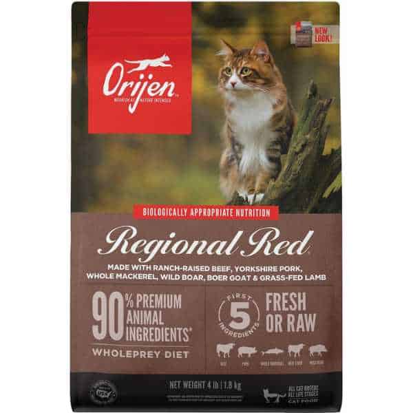 orijen regional red wet cat food
