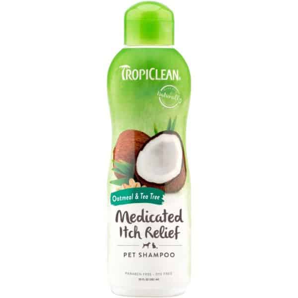 tropiclean medicated oatmeal tea tree shampoo