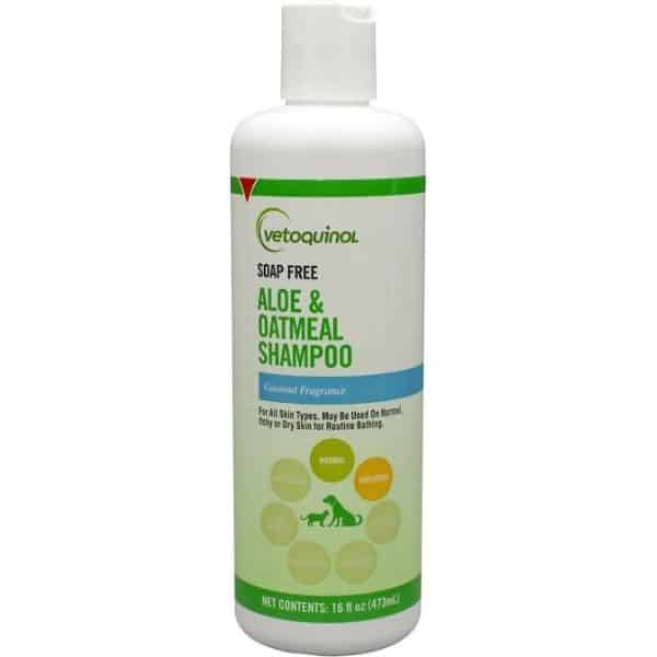 vetoquinol itchy dry skin aloe oatmeal soap free shampoo