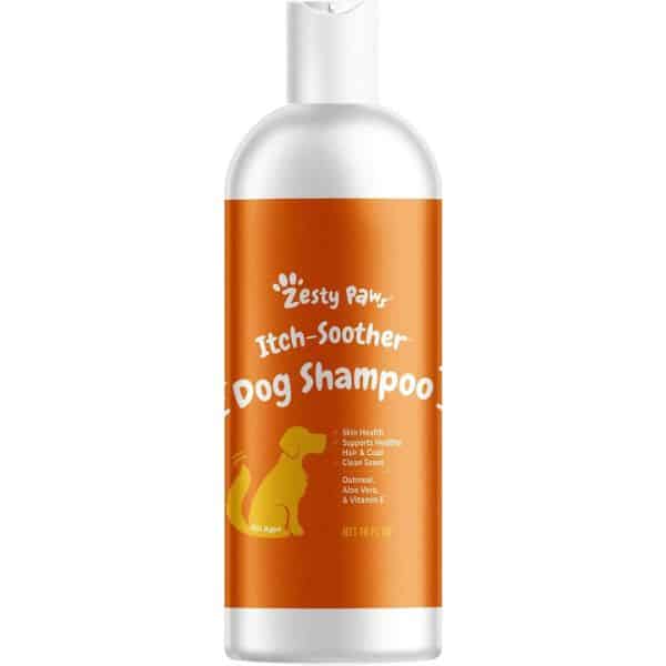 zesty paw itch soother shampoo with oatmeal aloe vera