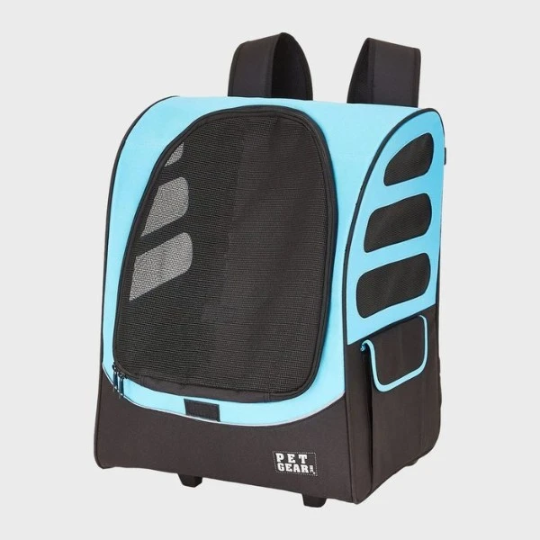 pet gear i go plus traveler dog cat backpack rolling carrier